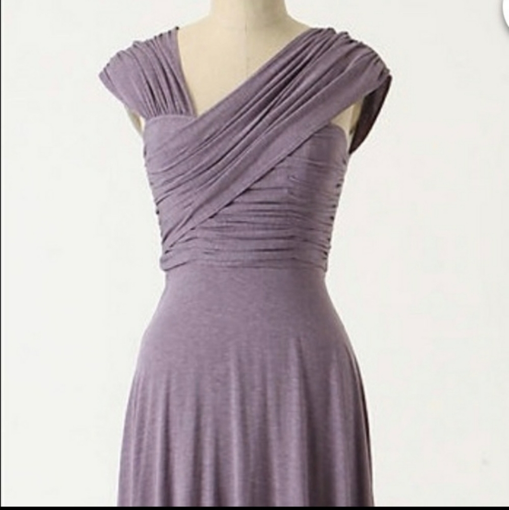 EUC Anthropologie S “Dreamy Drape” dress